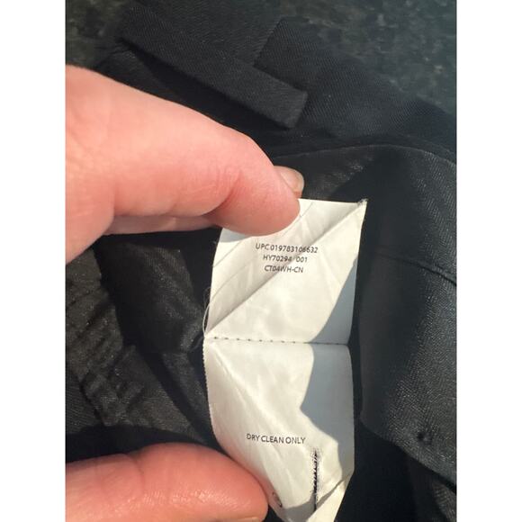 Haggar Black Tailored Fit Travel Performance Suit Pants Men's Size 38x30 - Picture 6 of 8